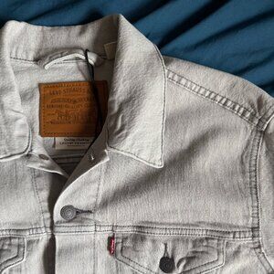 Levi’s Men’s Trucker Jean Jacket Size Large Denim GREY $128